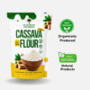 Flourish Palmera cassava fufu flour made from cassava (Manihot esculenta), a traditional African staple served with soup.
