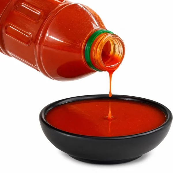 Flourish Palmera red palm oil (Elaeis guineensis), a traditional African cooking oil used in Nigerian soups and stews.